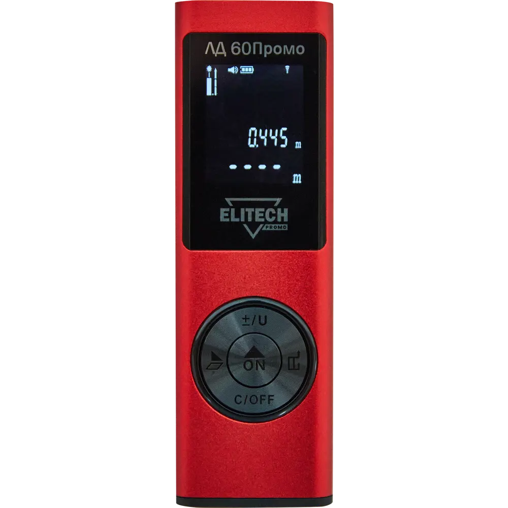 Дальномер лазерный Elitech ЛД60 с дальностью до 60 м STLM-2184175 - Вид №1