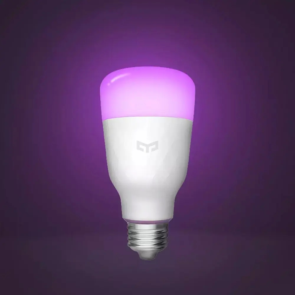 Лампа умная светодиодная Yeelight YLDP13YL E27 220 В 8.5 Вт груша матовая 800 лм, изменяемый цвет света RGB, для диммера STLM-2198268 - Вид №2
