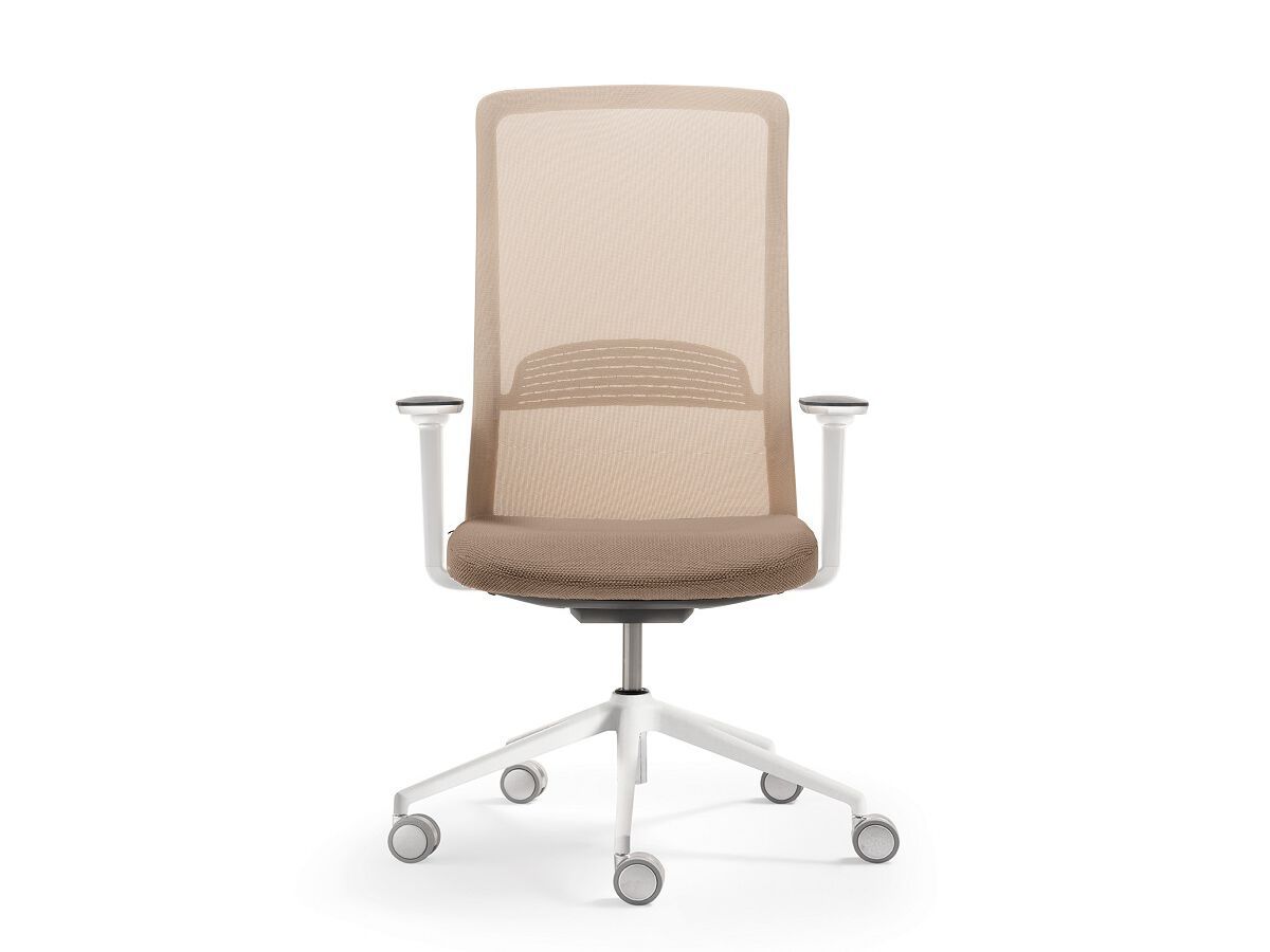 Пластиковый операционный офисный стул с подлокотниками 5 спиц Quinti Sedute It's It ARCH-00103539 - Вид №1