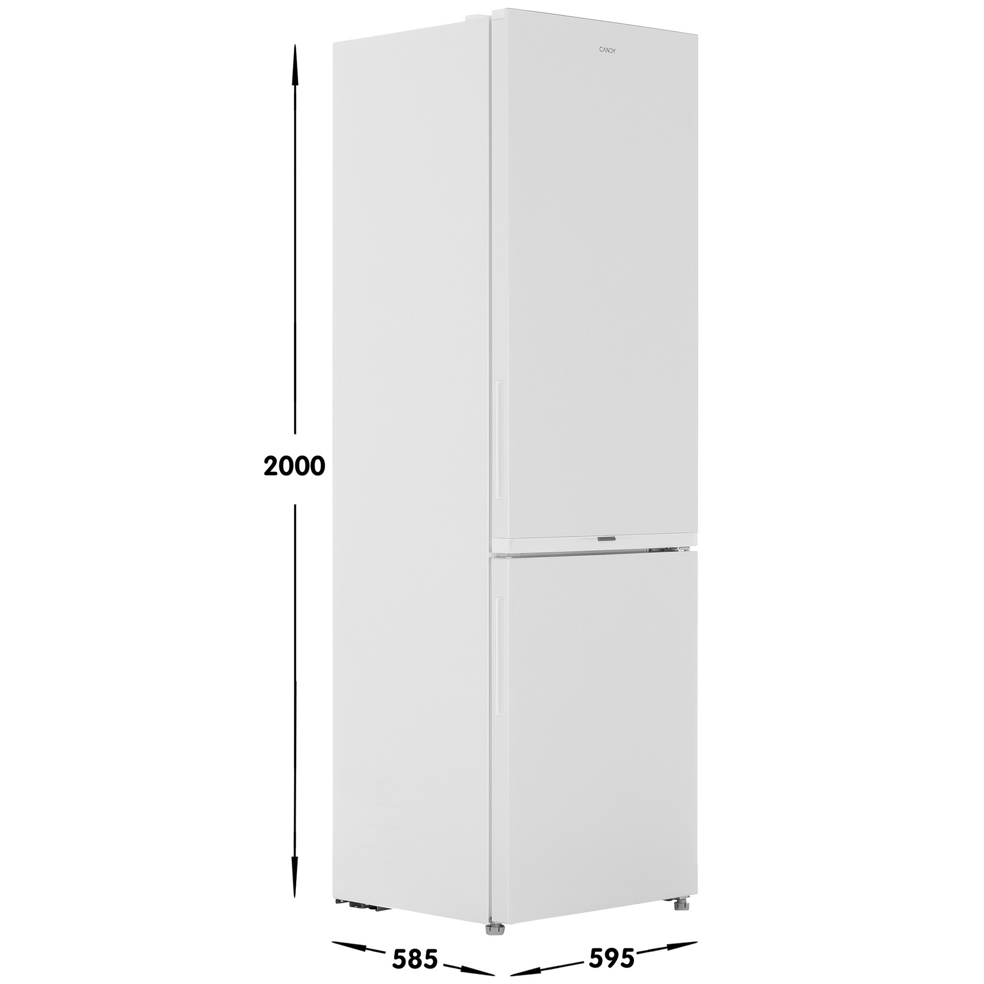 9267980 Холодильник с морозильником   Candy CFN6200W белый STDN-0117254 - Вид №6