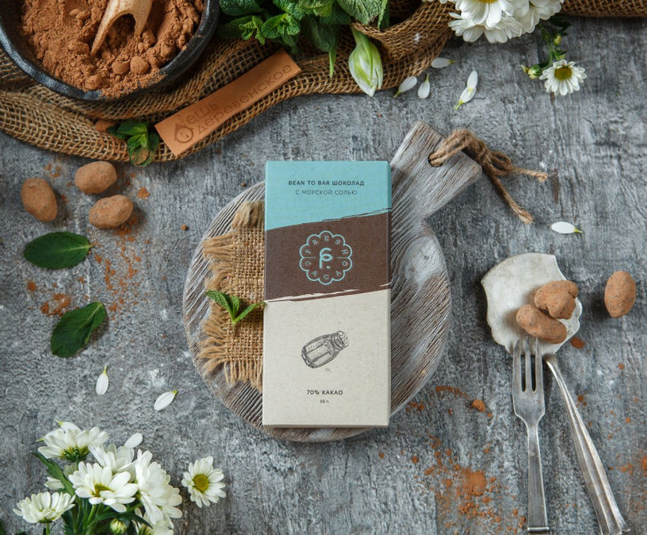 5997 Шоколад с морской солью 70% Вкусляндия 