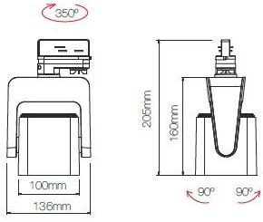 BENEITO FAURE Освещение алюминиевых направляющих с диммером sun-id-1421816 - Вид №4