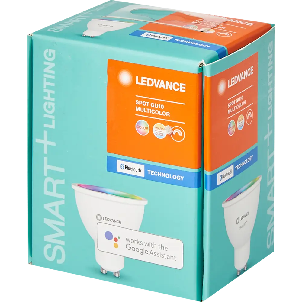 Лампа умная светодиодная Ledvance Smart Plus GU10 220-240 В 5 Вт спот матовая 350 лм, изменение цвета RGB STLM-2044059 - Вид №7
