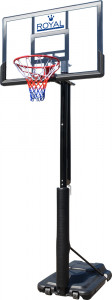 Мобильная баскетбольная стойка royal fitness 50”, поликарбонат Royal Fitness