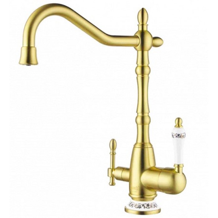 Zorg ZR 312 YF-50 Br Light Смеситель для кухни Zorg 355х230 мм  - Вид №1