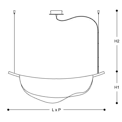 Витражная светодиодная подвесная лампа Italamp DALÍ ARCH-00034846 - Вид №3