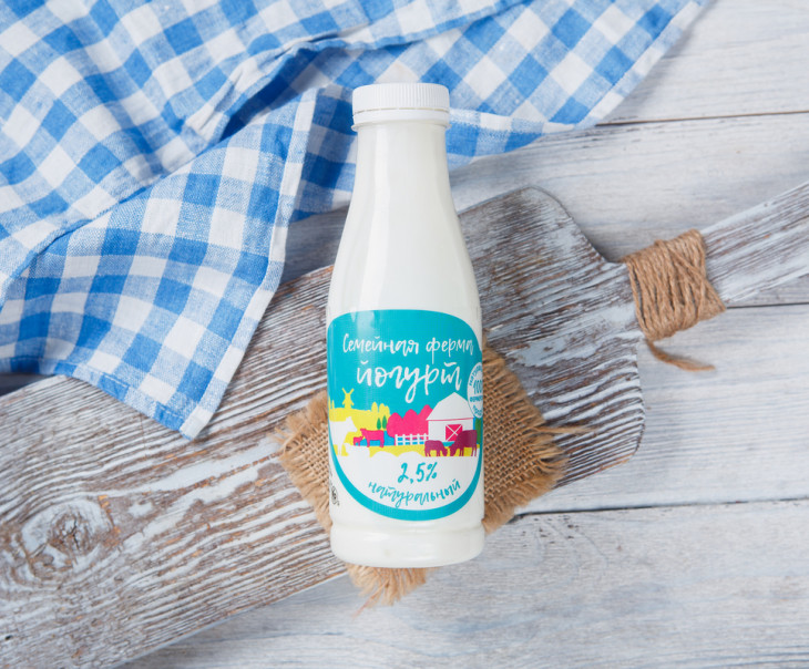 3127 Йогурт натуральный 2,5% Вкусляндия 