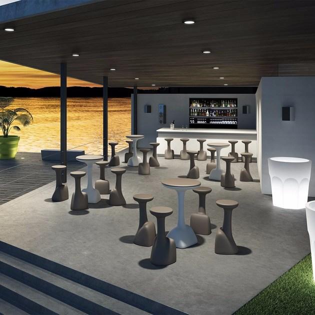 Plust Круглый высокий стол из полиэтилена Armillaria sun-id-1467258 - Вид №1