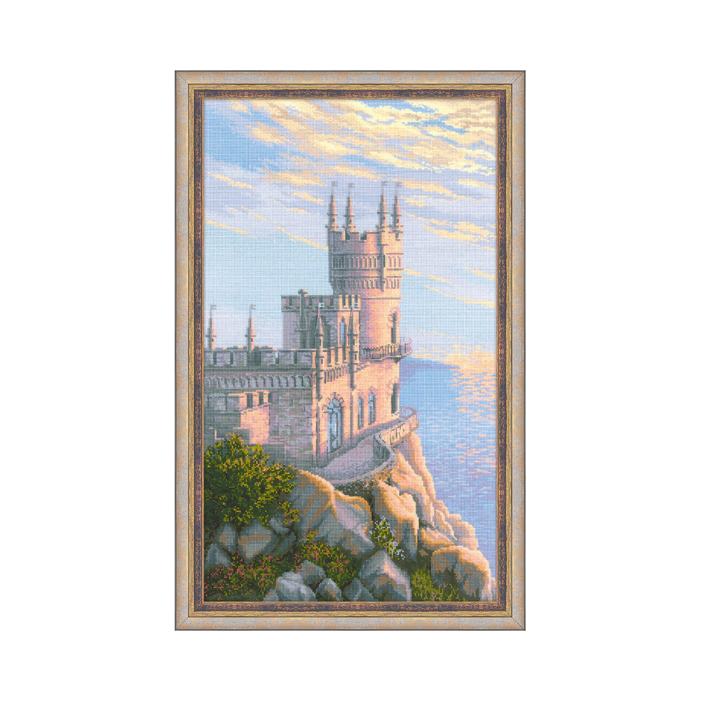 1645 Набор для вышивания Ласточкино гнездо 35 х 60 см RIOLIS Сотвори Сама 