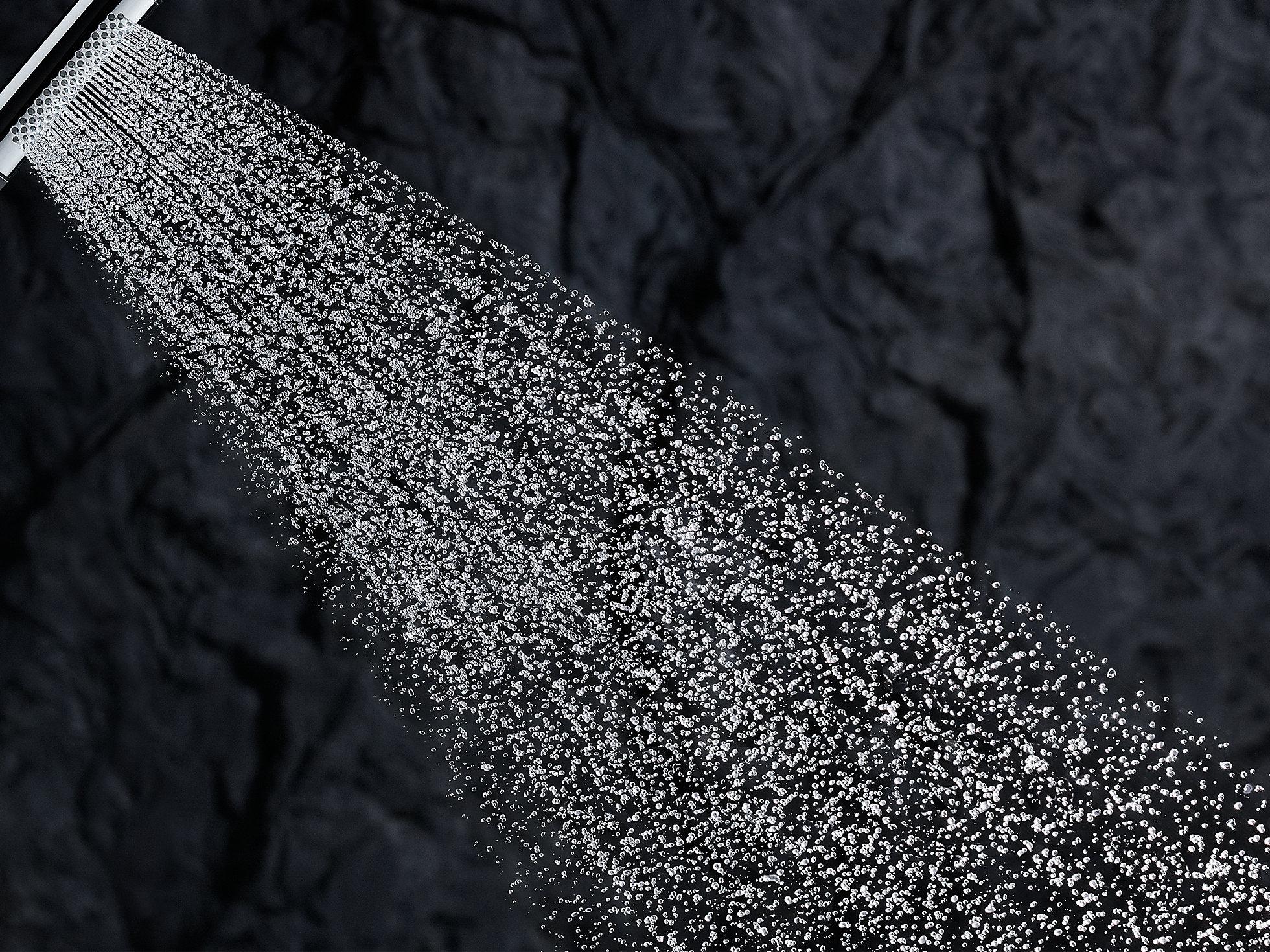 KOHLER Shift Square 2,5 галлона в минуту Многофункциональный ручной душ с черной ручкой K-14788-BV  - Вид №2