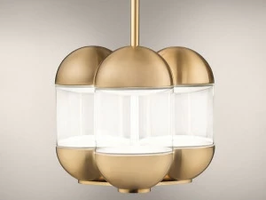 Firmamento Milano Светодиодный подвесной светильник из алюминия и стекла Pillola P+f023pm-go