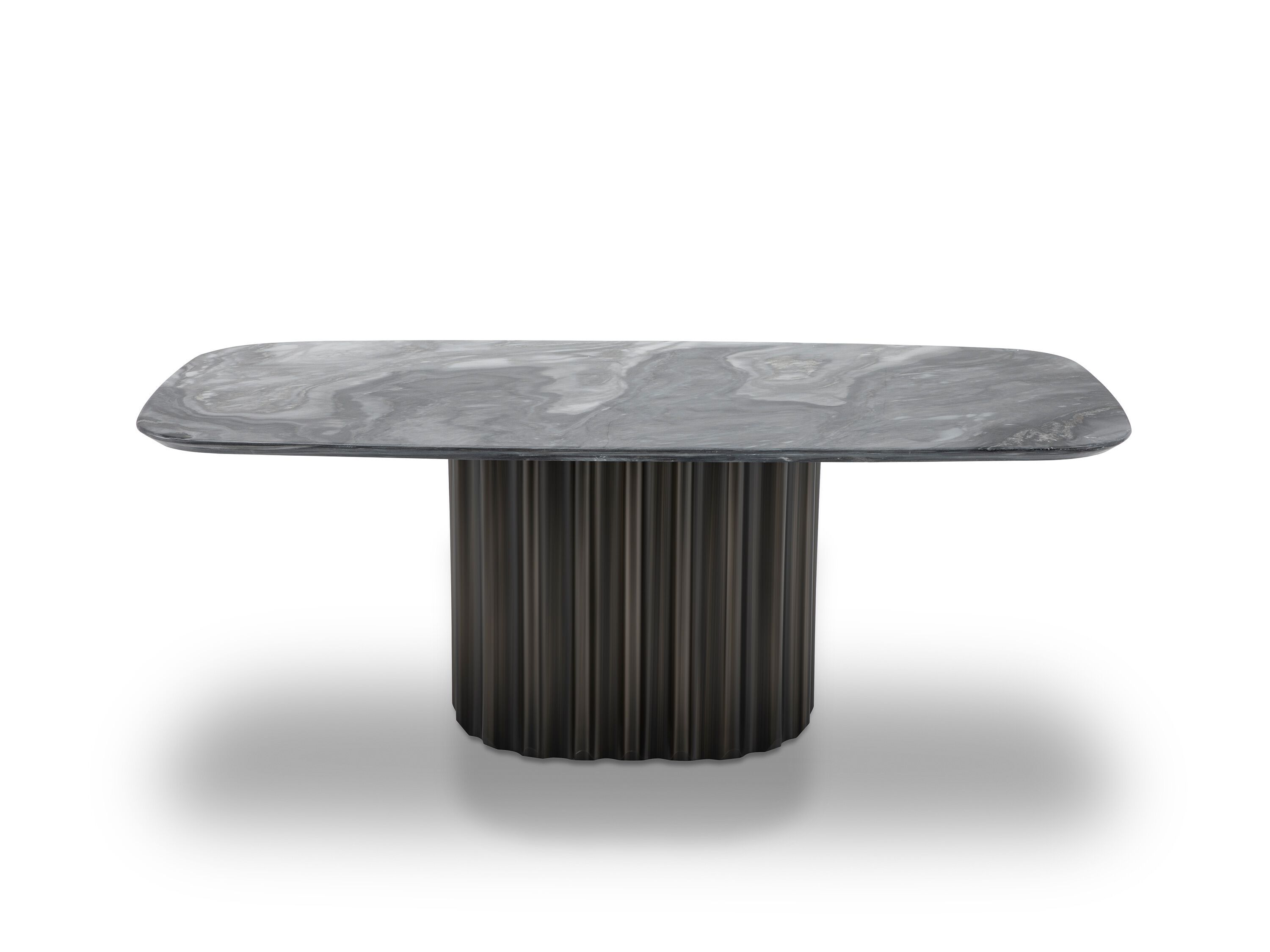 Прямоугольный обеденный стол из мрамора и нержавеющей стали CAMPO DE' FIORI AST827 ARCH-00022073