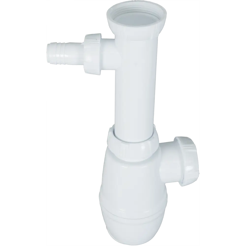 Сифон EQUATION для кухонной мойки с подключением стиральной машины 18550975 STLM-0011266