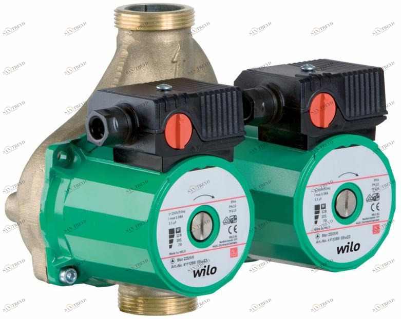 WILO Italia Двойной циркуляционный насос с мокрым ротором Star sun-id-1411826