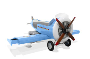 CIST23 Детская кровать самолет Sky One