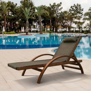 AFM-512B Шезлонг-лежак Мальта AFM-512 Olive Afina