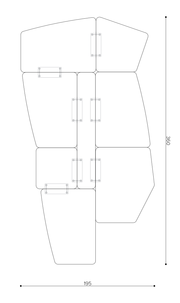 ST Composition Modular seating system True Design Stone - Вид №1