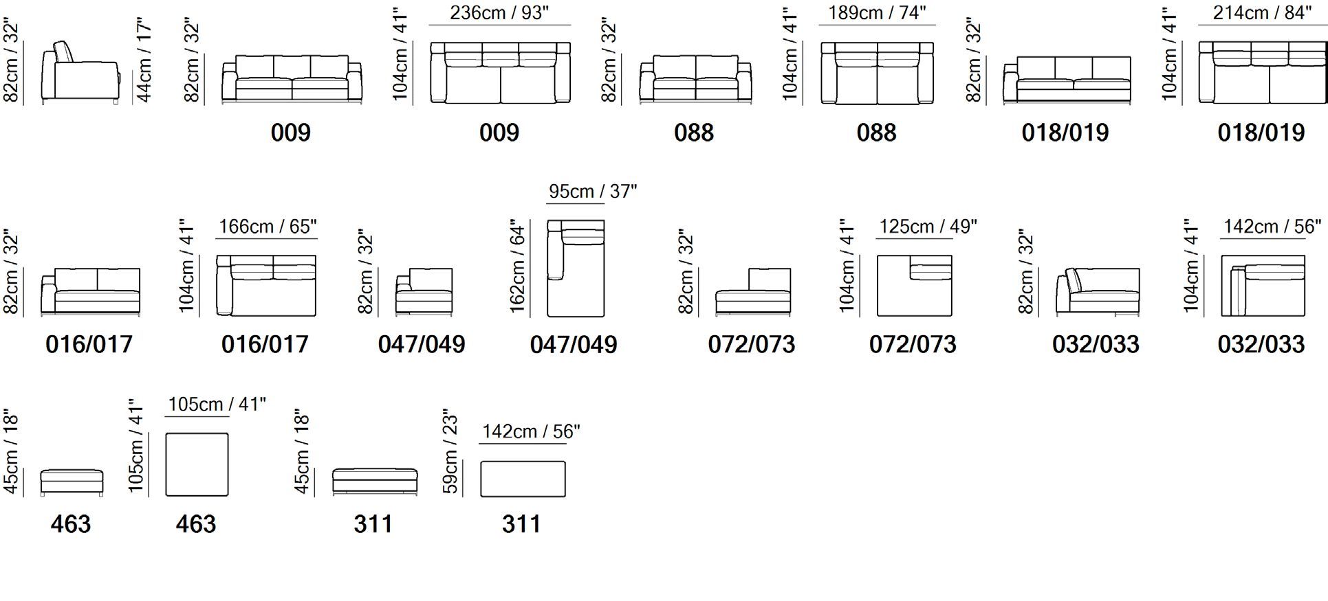 Кожаный угловой диван Natuzzi Italia LEAF ARCH-00018555 - Вид №1