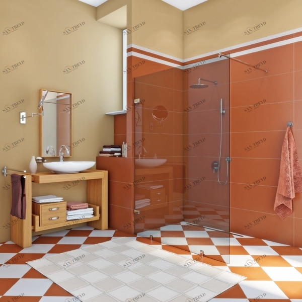 Душевая перегородка в нишу 150x200 GK-861NBITL стекло прозрачное 6 мм GUTEWETTER TREND DOOR 150X200GK861NBITL