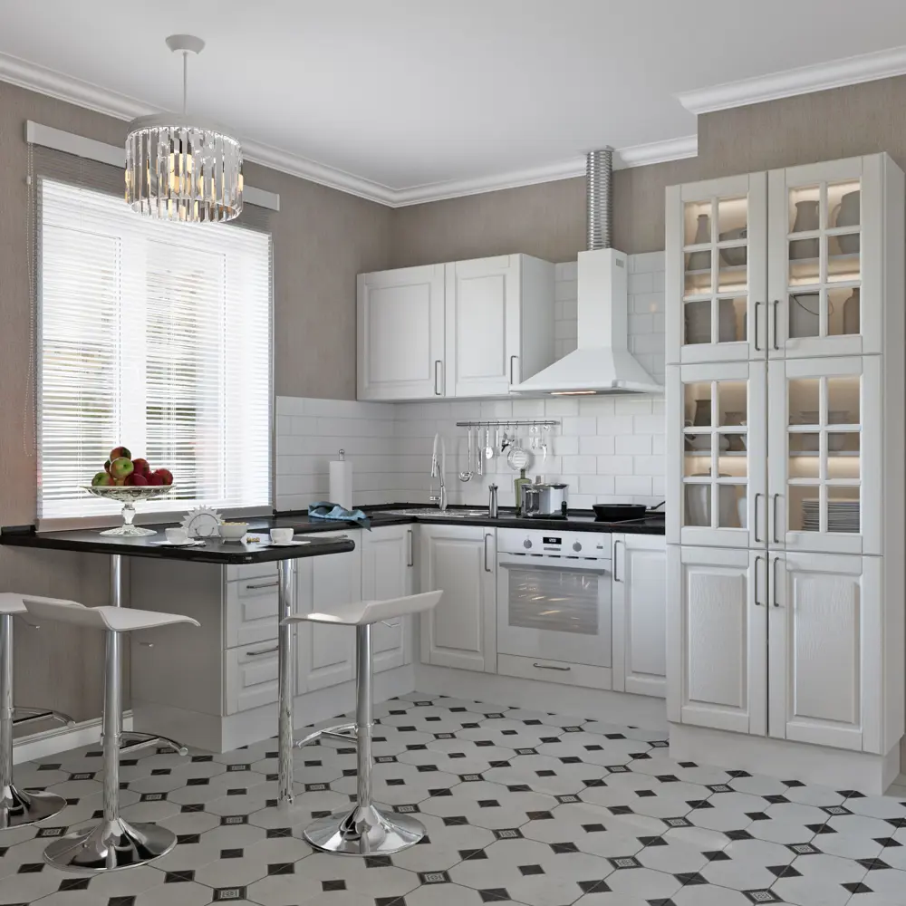 Дверь для шкафа Delinia «Леда белая» 30x70 см, МДФ, цвет белый STLM-2071995 - Вид №2