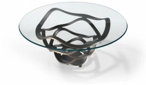 Reflex Круглый обеденный стол из стекла Neolitico