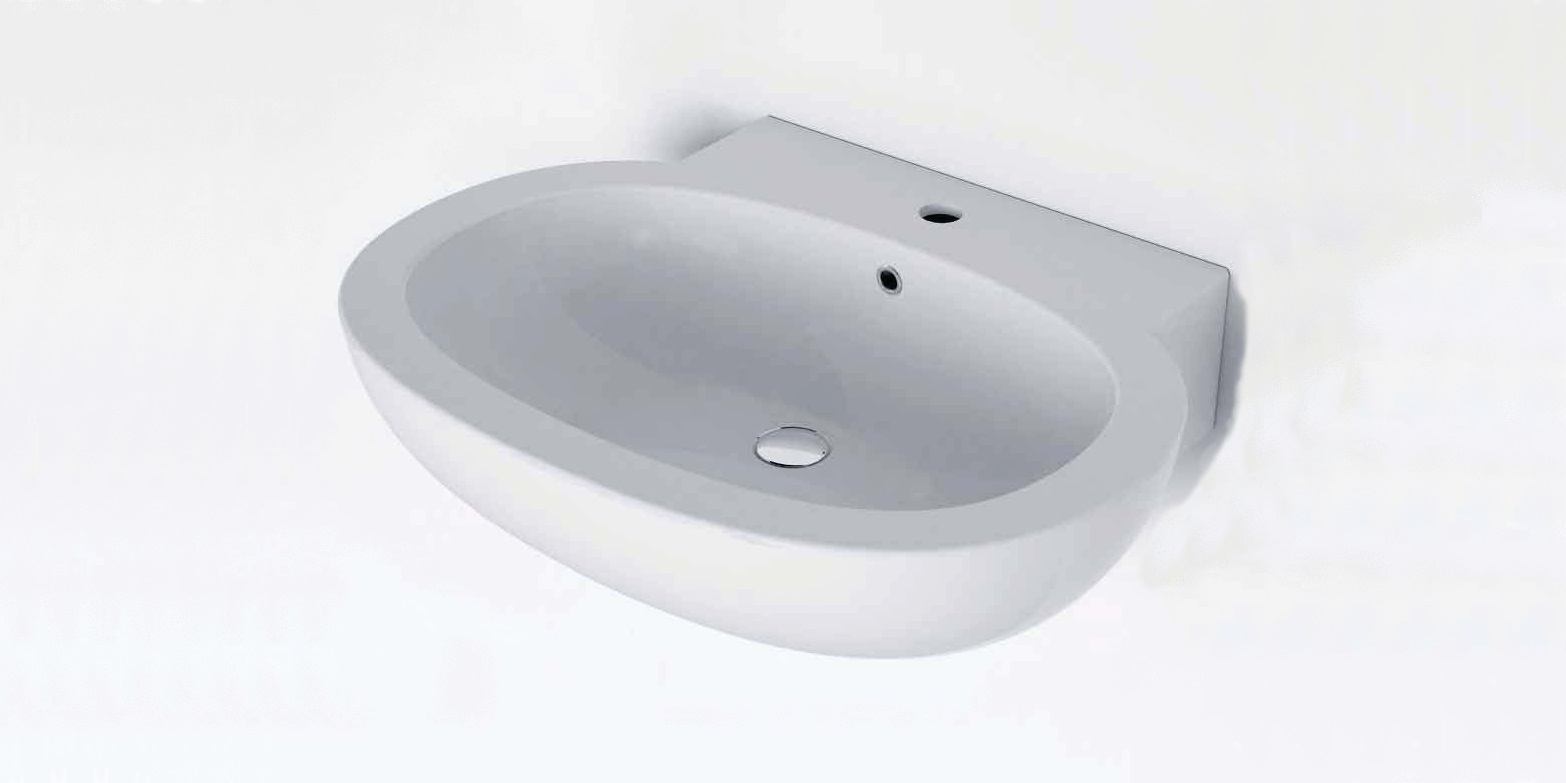 EASLA55E Накладная раковина на столешницу  овальная Ceramica Cielo  - Вид №1