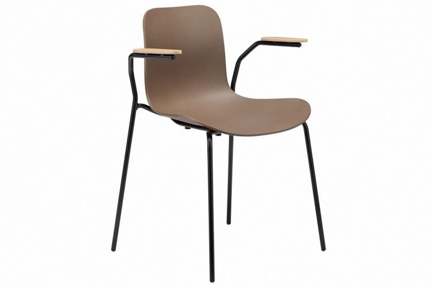 NORR11 Пластиковый стул с подлокотниками Langue sun-id-1383342 - Вид №4