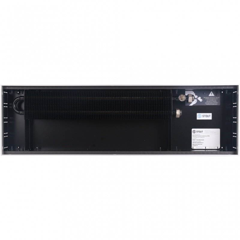 Конвектор внутрипольный STOUT SCN 80.240.1800 (Решётка роликовая, анодированный алюминий) SCN11000824180 - Вид №3
