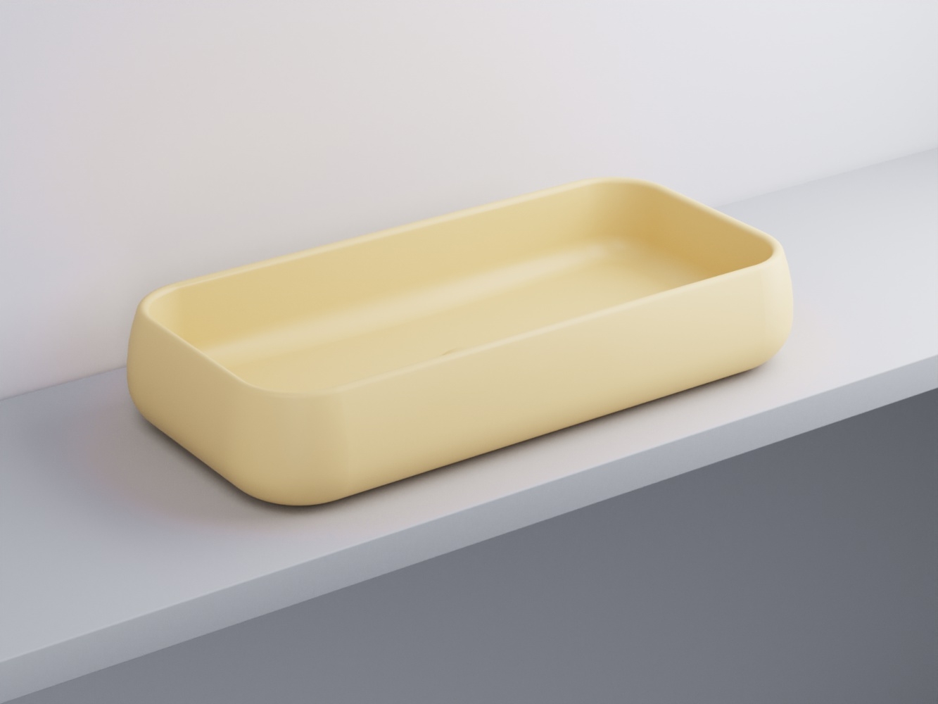 SHLAA80-CN Раковина накладная прямоугольная 80 cielo Shui Ceramica Cielo