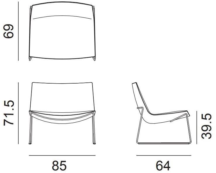 arper Санный стул Catifa 80 2010 - Вид №8