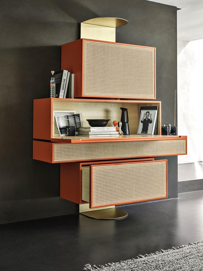 Wiener GTV Design Настенный шкаф для хранения вещей с откидными дверцами и ящиками Nyny sun-id-1386666 - Вид №8
