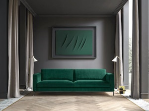 3-местный тканевый диван