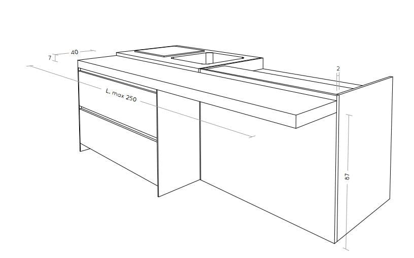 Каменная кухня с островом ERNESTOMEDA Icon ARCH-00060616 - Вид №3