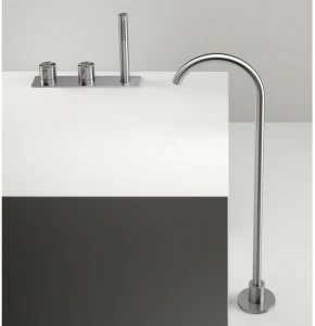 ZAZZERI Смеситель для ванны с ручным душем на 3 отверстия Z316