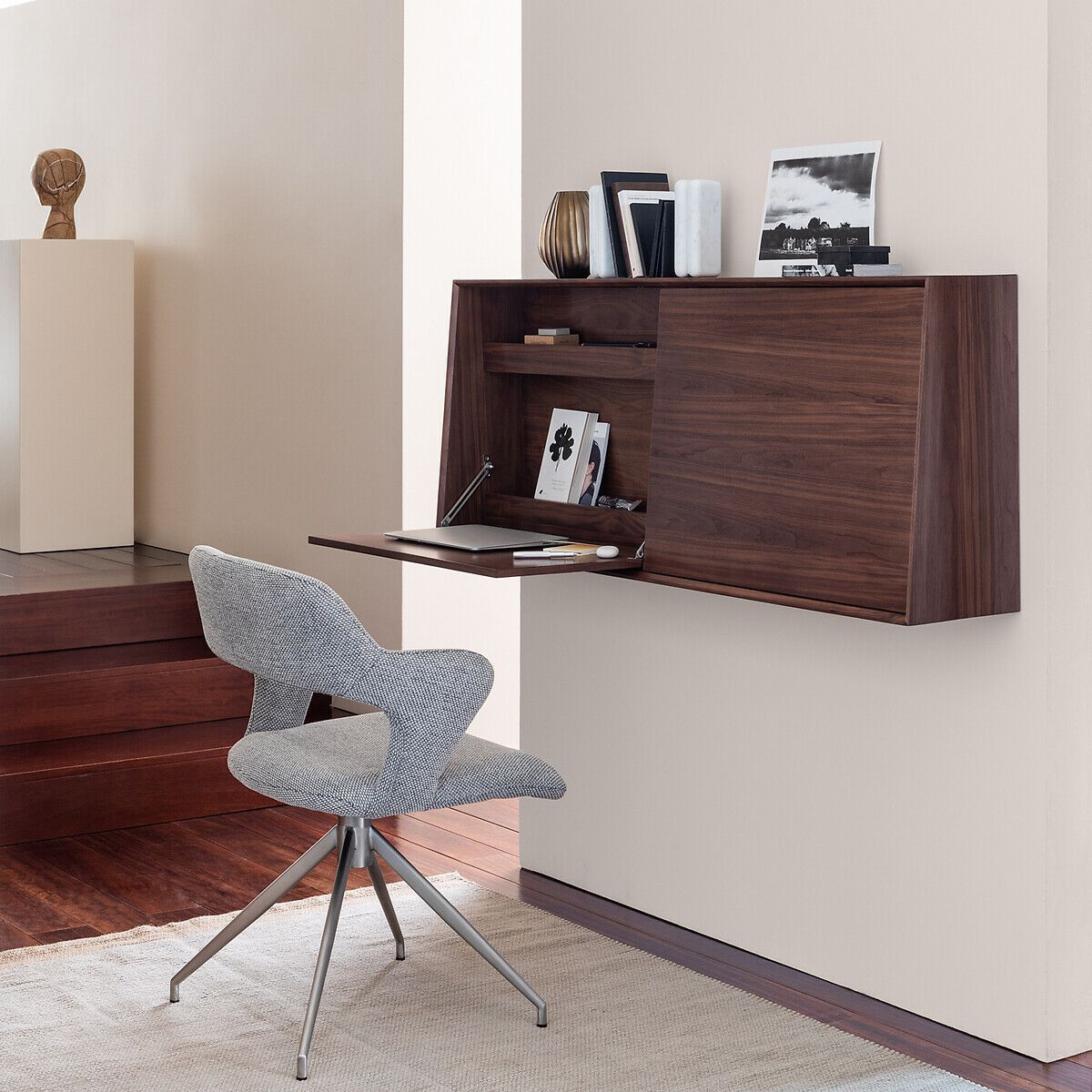 Подвесной письменный стол из грецкого ореха AMPM EQUIVOQUE ARCH-00047691 - Вид №3