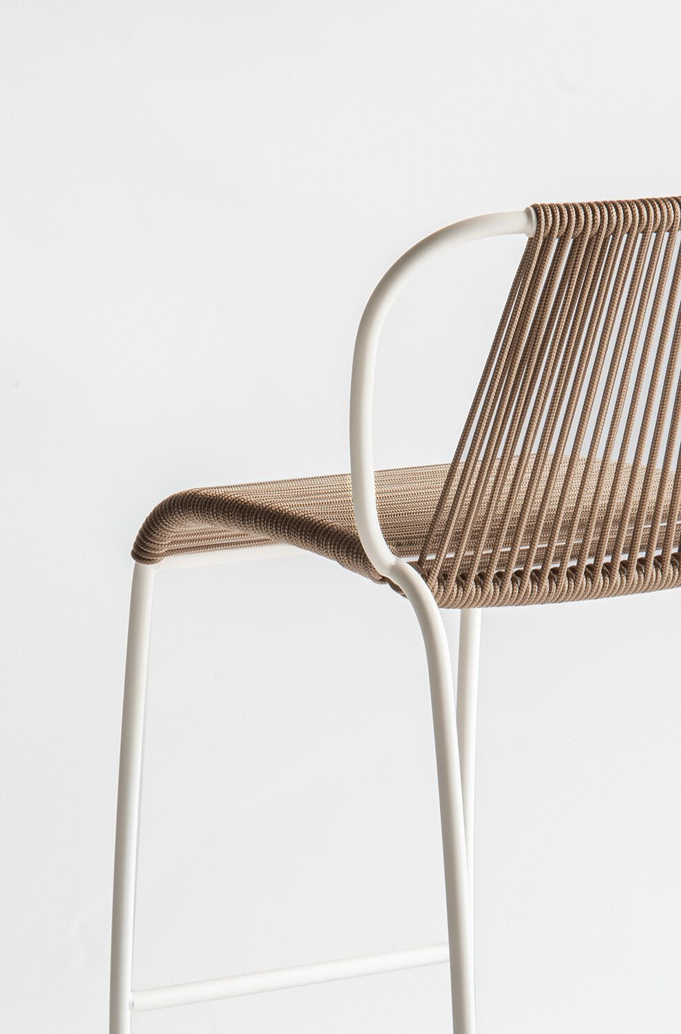 Высокий садовый табурет с парусной веревкой Potocco Tibes ARCH-00041949 - Вид №4