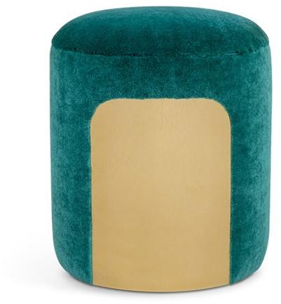 Essential Home Пуф из круглой ткани с обивкой Happy few sun-id-1382942 - Вид №1