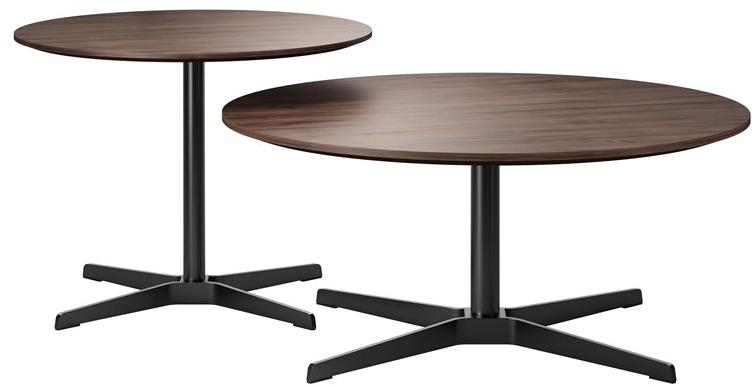 Thonet Круглый журнальный столик с основанием 4 звезды 1808 sun-id-1401970 - Вид №5