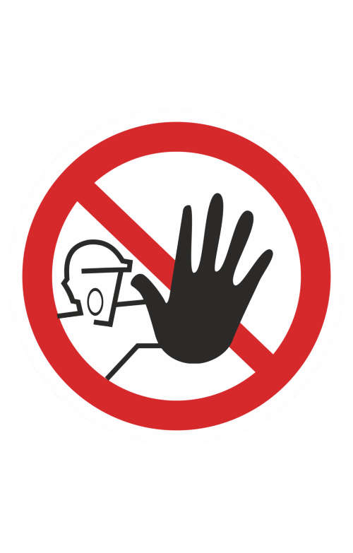 68304 Знак "Доступ посторонним запрещен"  Запрещающие знаки размер 200 х 200 мм Спецодежда 