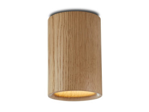 Круглый светодиодный потолочный светильник из дуба