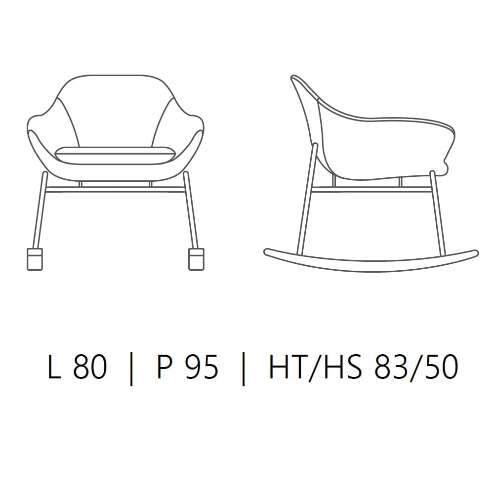 Кресло-качалка Quinti Sedute Manta ARCH-00092767 - Вид №3