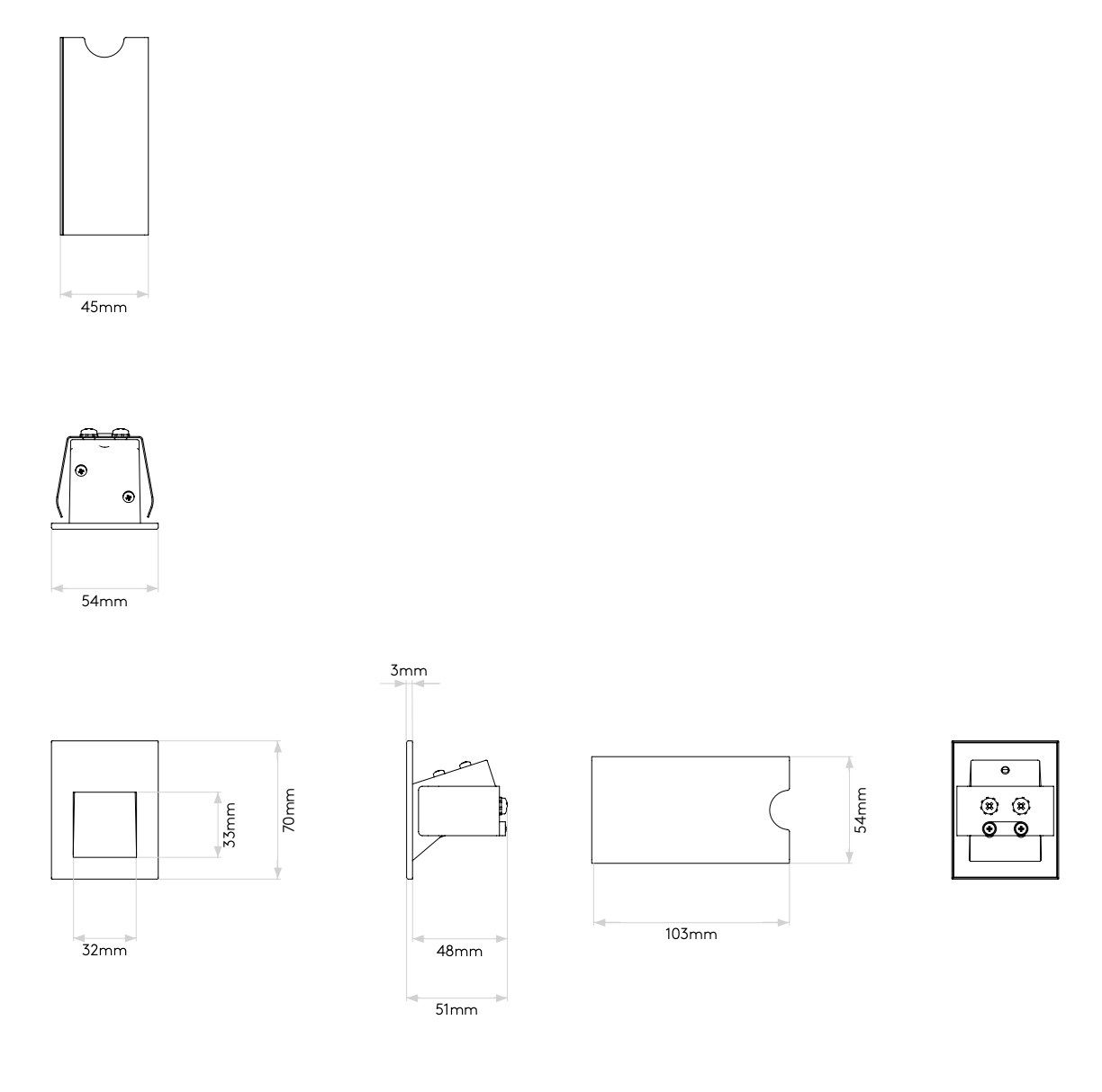 Настенный маркер из нержавеющей стали Astro Lighting Borgo ARCH-00105683 - Вид №3