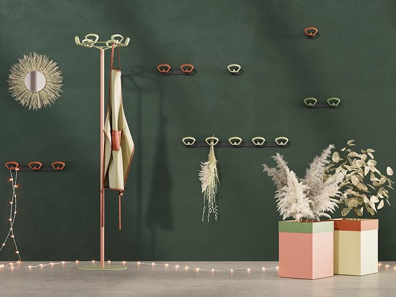 Manade Настенная вешалка из алюминия и абс. Kobè KOBE sun-id-1344444 - Вид №1