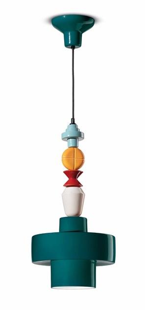 FERROLUCE Подвесной светильник из керамики Lariat C2530 - Вид №1