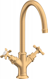 16502950 Смеситель для раковины 210, 2 ручки, крестообразные ручки и сливной гарнитур AXOR MONTREUX
