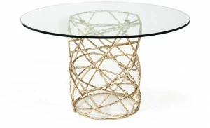 Ginger & Jagger Круглый стеклянный стол для гостиной Earth to earth