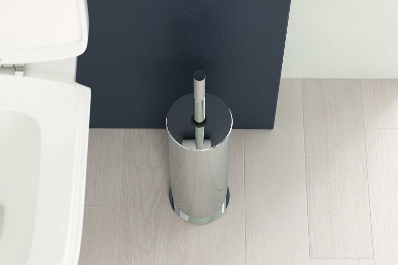 AWE 005 Туалетный ерш с крышкой напольный ARTWELLE Universell - Вид №2