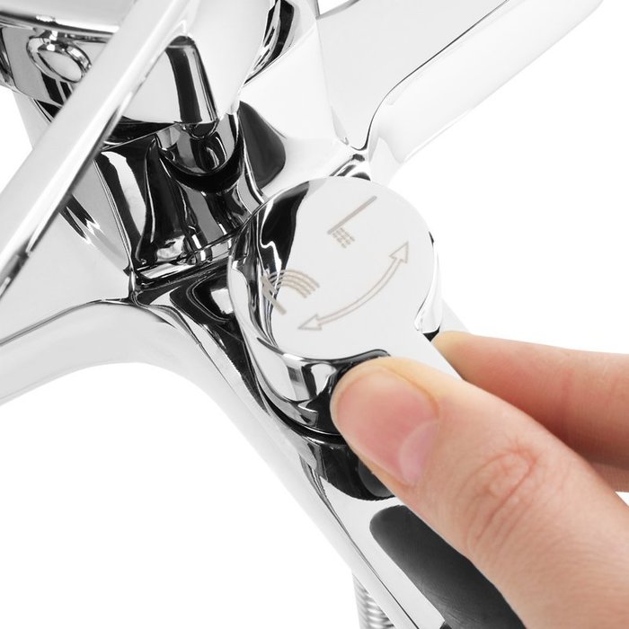 ATLSBC0M02 Смеситель для ванны с керамическим дивертором Milardo Atlantic - Вид №3