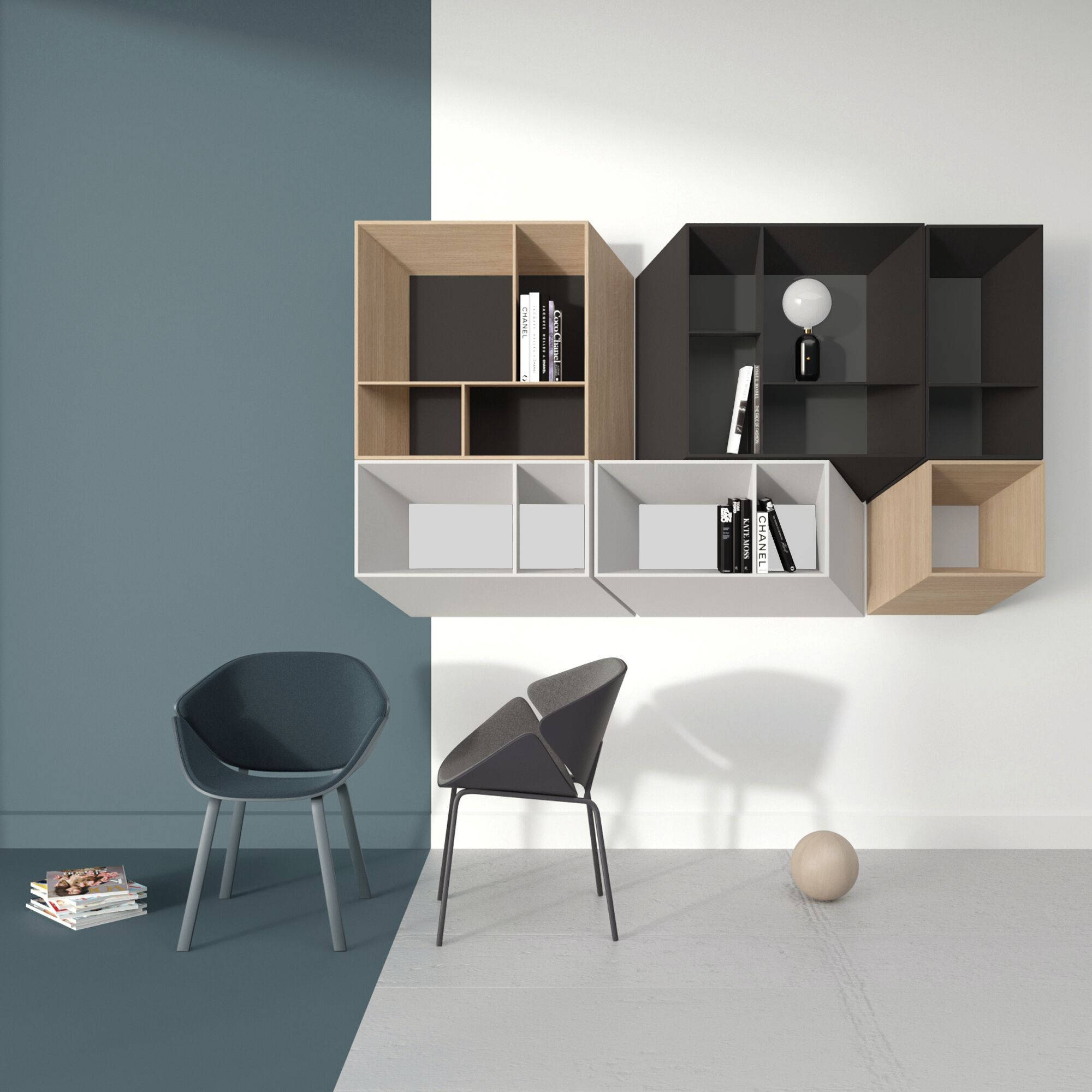 Деревянный навесной шкаф FID Paris OPTIC GRAND ARCH-00107380 - Вид №4