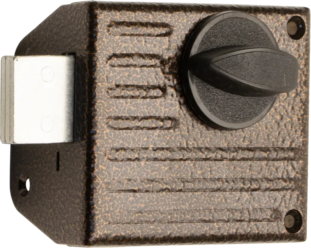 Замок накладной ЗЕНИТ ЗН1-2.1 для деревянных дверей в медном исполнении 82490902